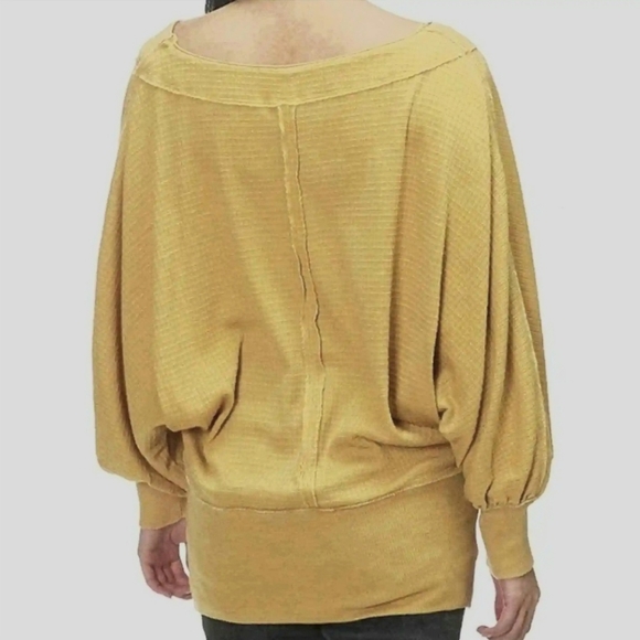 We The Free Willow Thermal Top in Holy Yellow Ochre - Picture 2 of 5